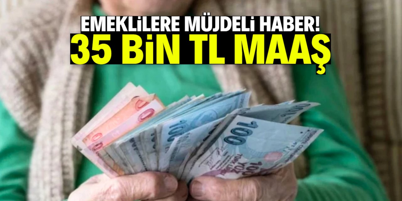 Emeklilere müjdeli haber! 35 bin TL maaş verilebilir