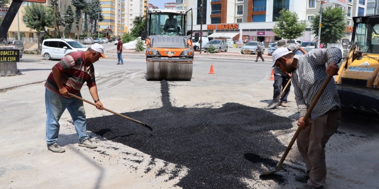 Ereğli'de yol çalışmaları devam ediyor
