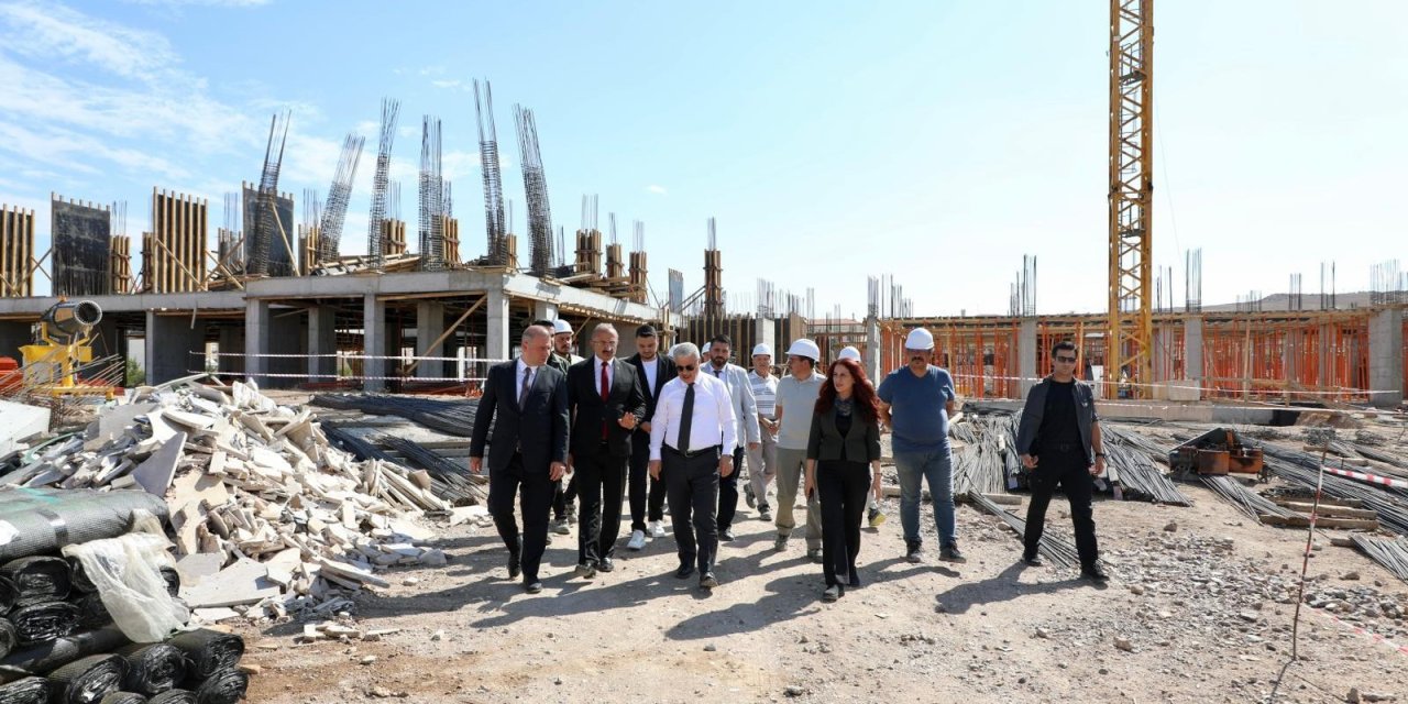 Meram'da huzurevi inşaatı yükseliyor