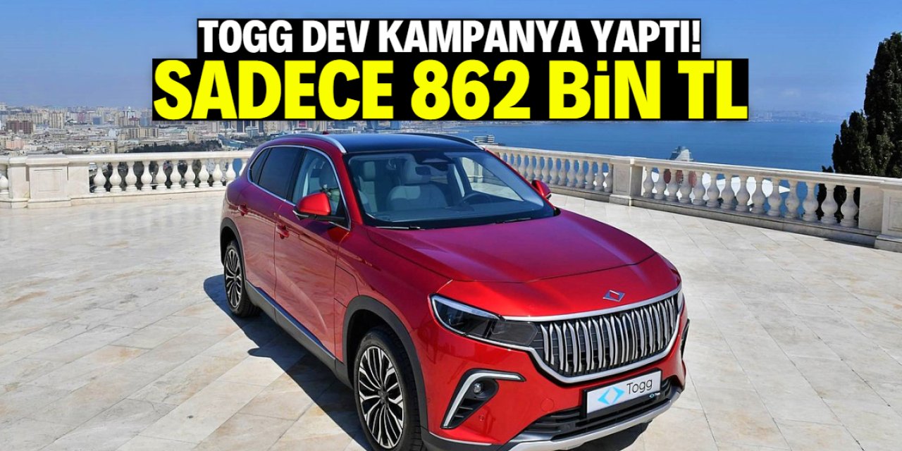 TOGG en özel kampanyayı duyurdu! Sadece 862 bin TL