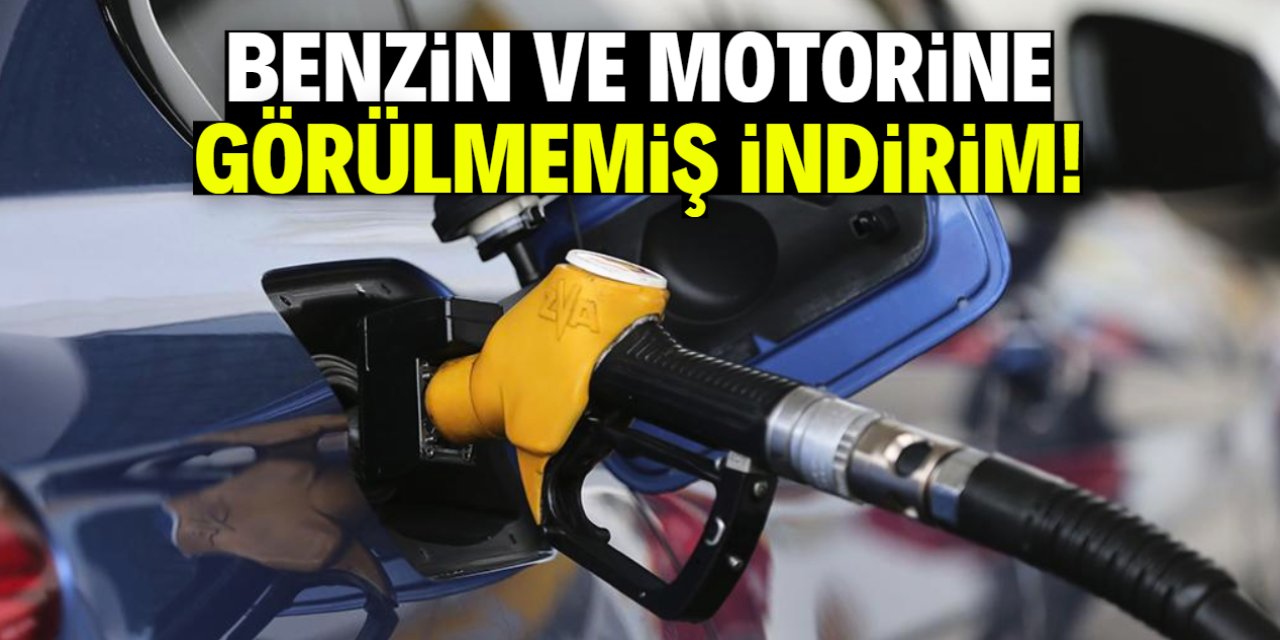 Benzin ve motorine görülmemiş indirim!
