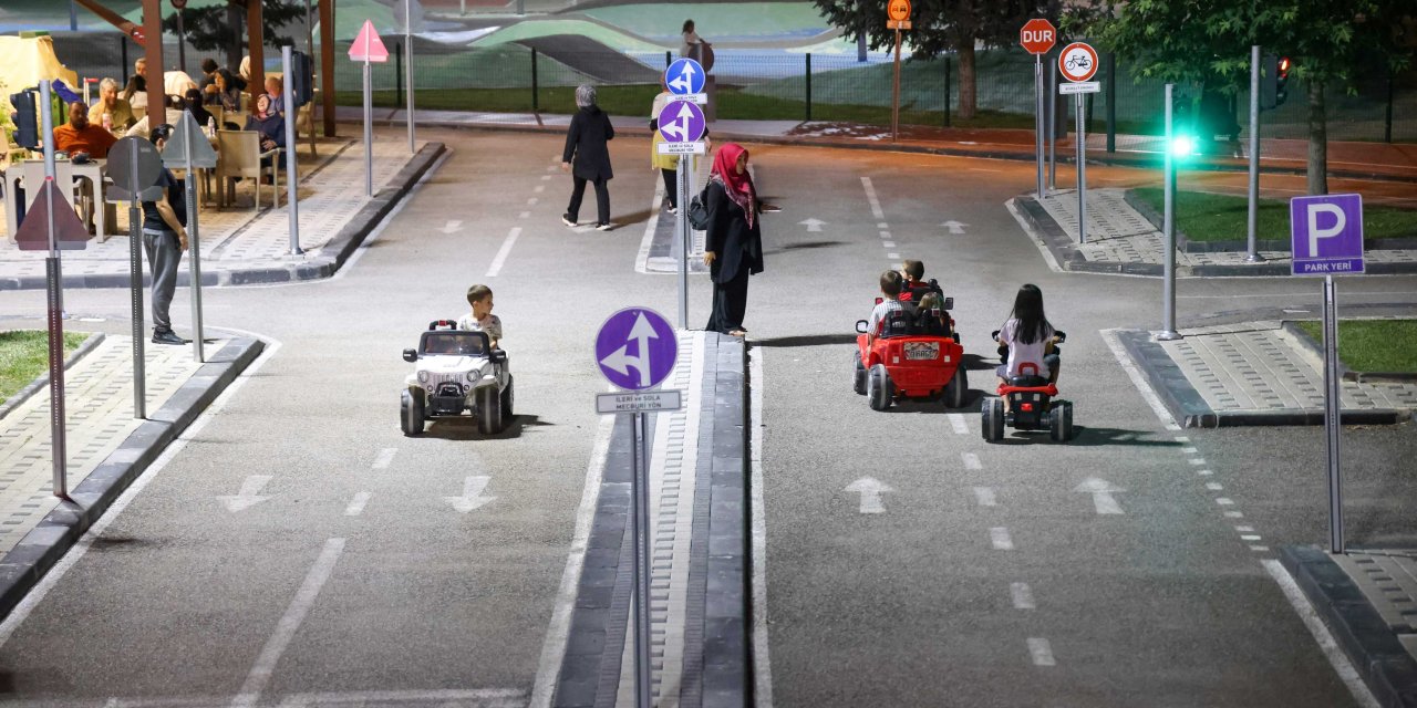 Meram'ın trafik parkları büyük ilgi görüyor