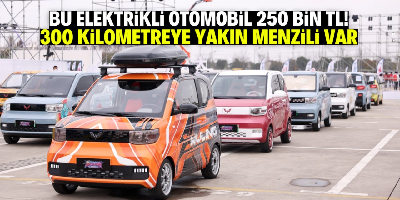 Bu elektrikli otomobil 250 bin TL'ye satılıyor! 300 kilometreye yakın menzili var