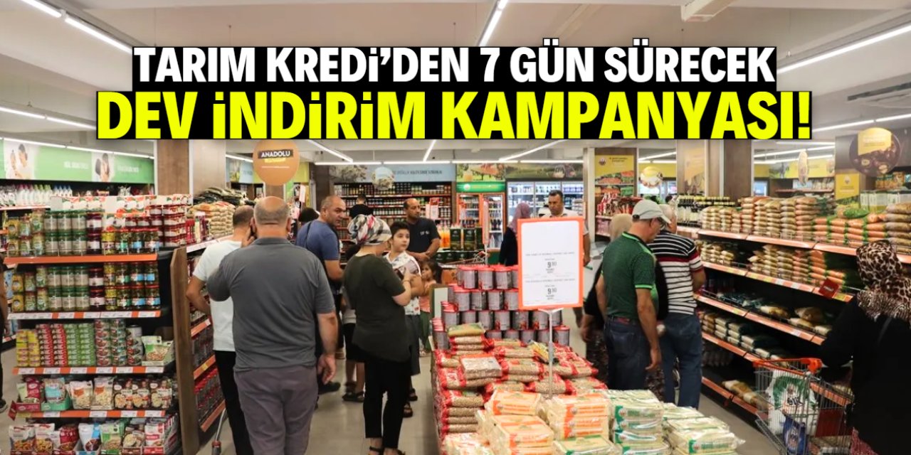 Tarım Kredi'den 7 gün geçerli kampanya! 65 ürün dip fiyattan satılacak