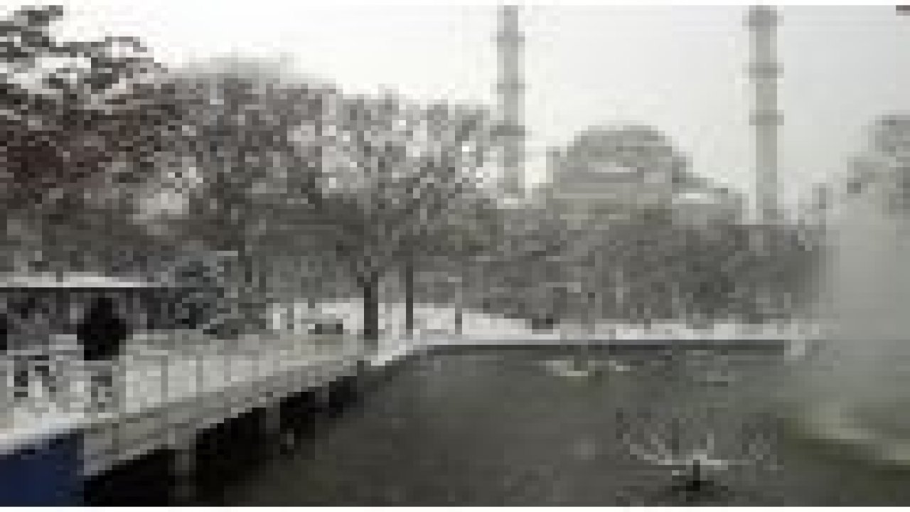 Konya'dan kar manzaraları