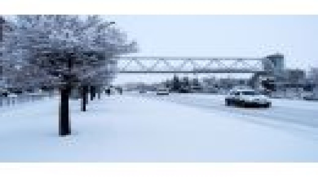 Konya'dan kar manzaraları