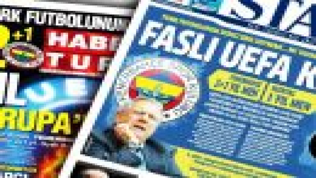 UEFA'nın şok kararı gazete manşetlerinde