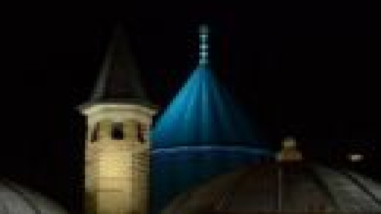 Mevlana Müzesi'ne 4 renkte ışıklandırma