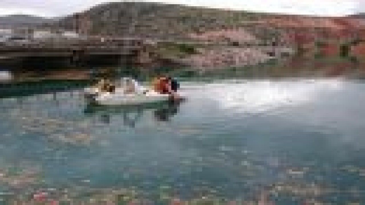 Karpuz yüklü kamyon baraja düştü