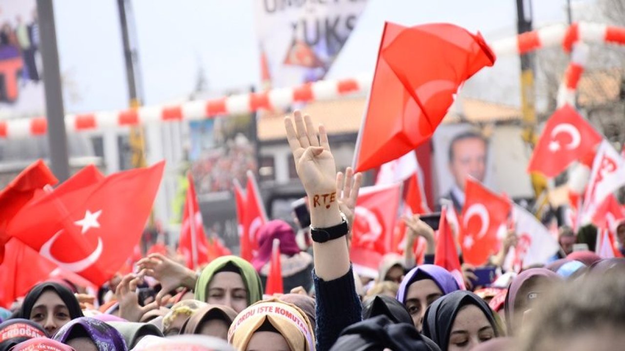 Konya mitinginden kareler