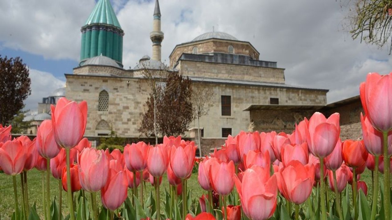 Milyonlarca lale Konya’yı süslüyor