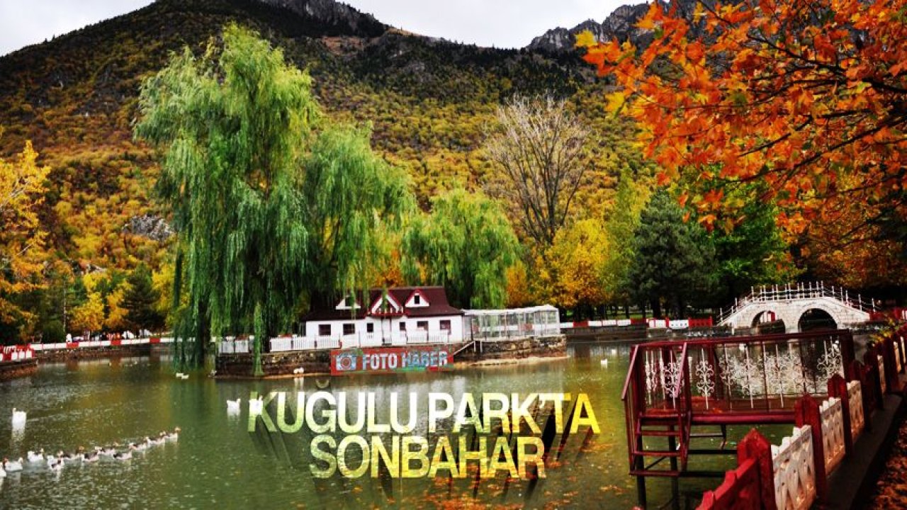 Seydişehir Kuğulu Park’ta kartpostallık görüntüler