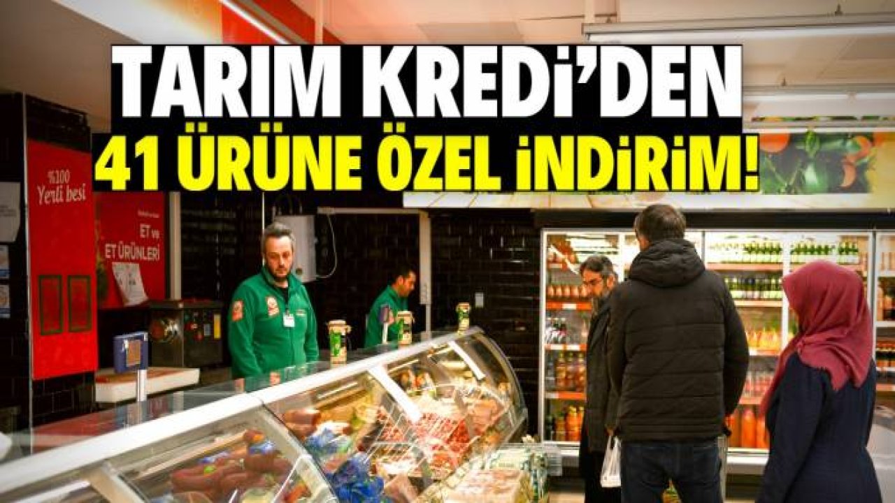 Tarım Kredi 100. yıla özel 41 ürüne indirim yaptı! Tam liste