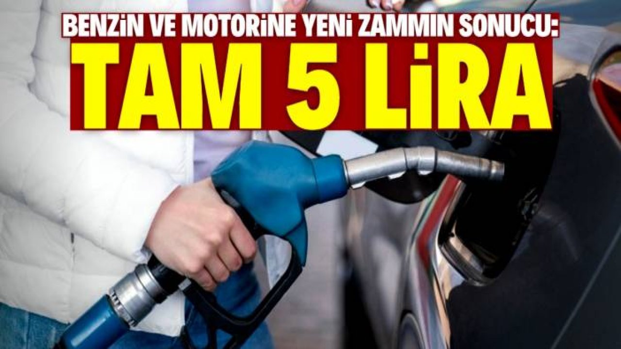 Benzin ve motorine zam kararı üzdü! Tam 5 lira