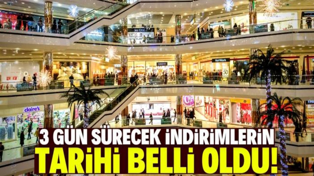 Bu tarihlerde 3 gün sürecek dev indirimlere hazırlıklı olun! Tüm ürünler yarı fiyatına