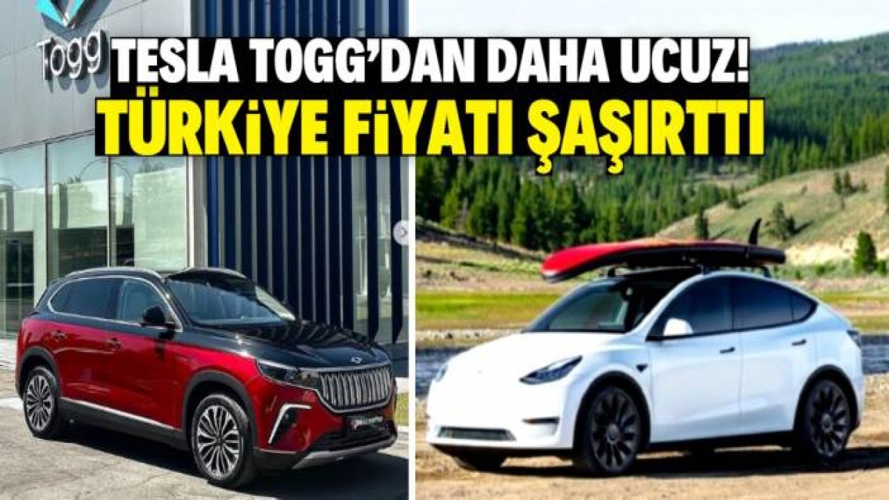 Tesla yerli otomobil TOGG'dan daha ucuza satılacak! 300 bin lira fark var