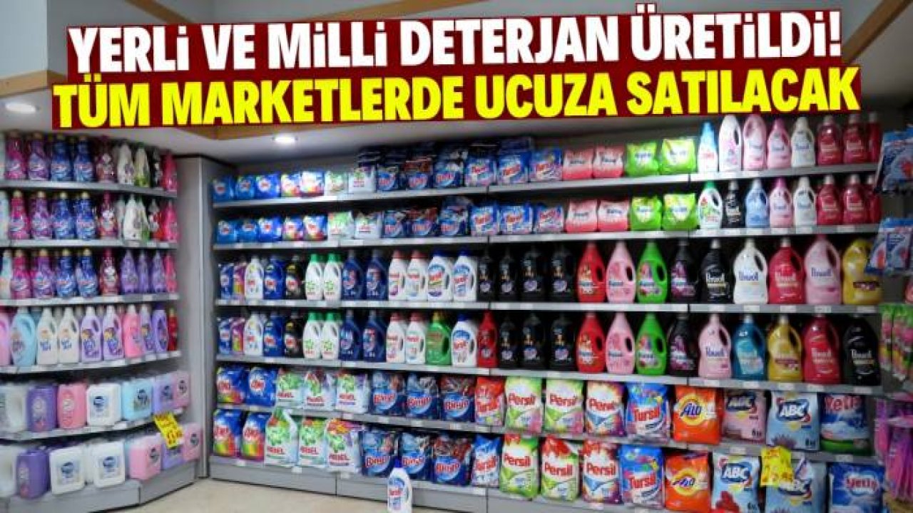 Yerli ve milli çamaşır deterjanı üretildi! 6 kilosu 120 liraya satılacak