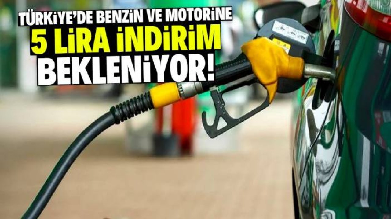 Benzin ve motorine 5 lira indirim! Tarih ve yöntem açıklandı