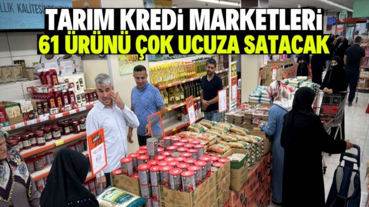 Tarım Kredi tüm zamanların en büyük indirimini yaptı! 61 ürün çok ucuza satılacak