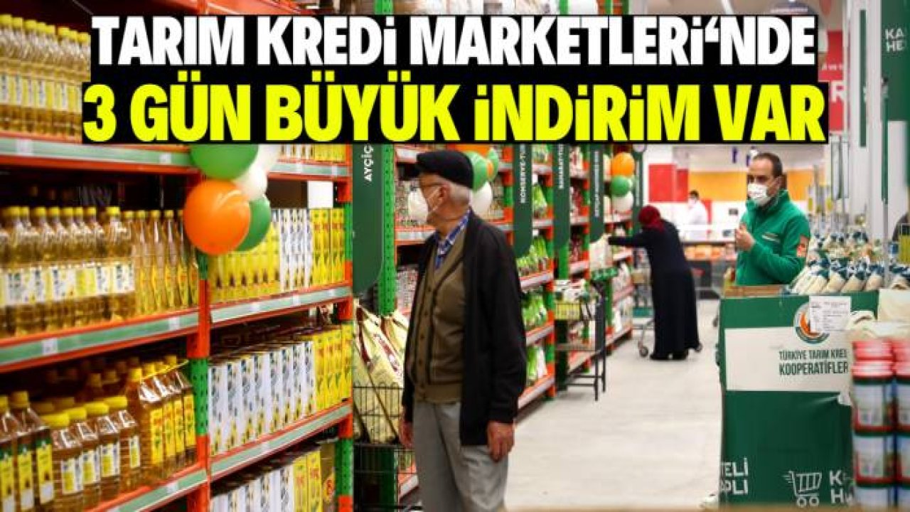 Tarım Kredi 3 gün sürecek dev indirimi duyurdu! 11 ürün çok ucuza satılacak