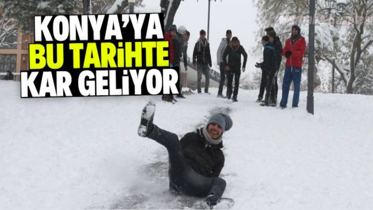 Konya'ya kar yağacak! Uzman isim bu tarihe işaret etti