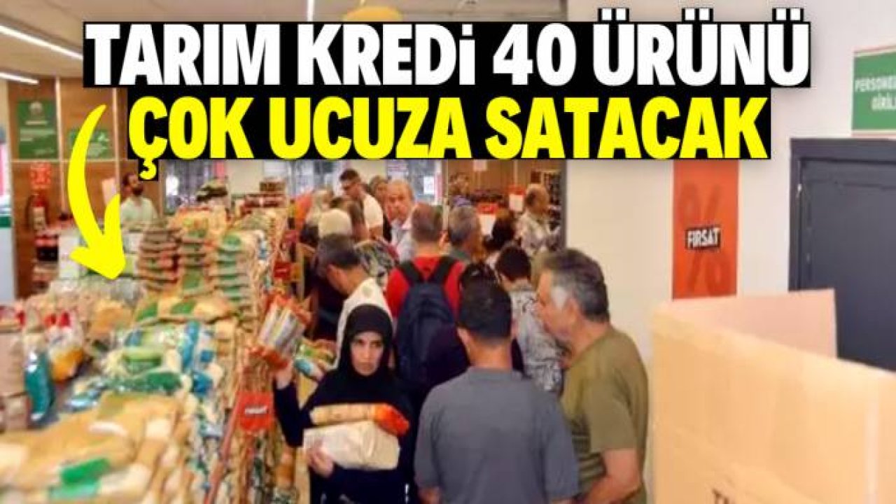 Tarım Kredi 40 ürüne dev indirim yaptı! Sadece 7 gün geçerli