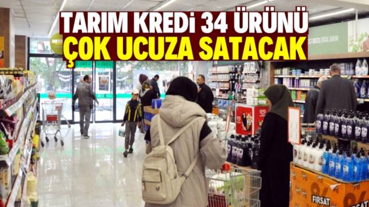 Tarım Kredi dev indirimi duyurdu! 34 ürün 6 gün boyunca çok ucuza satılacak