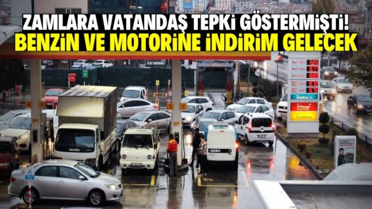 Benzin ve motorine indirim geliyor! Bu tarihe işaret edildi