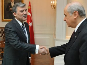 Devlet Bahçeli Gül'le görüştü