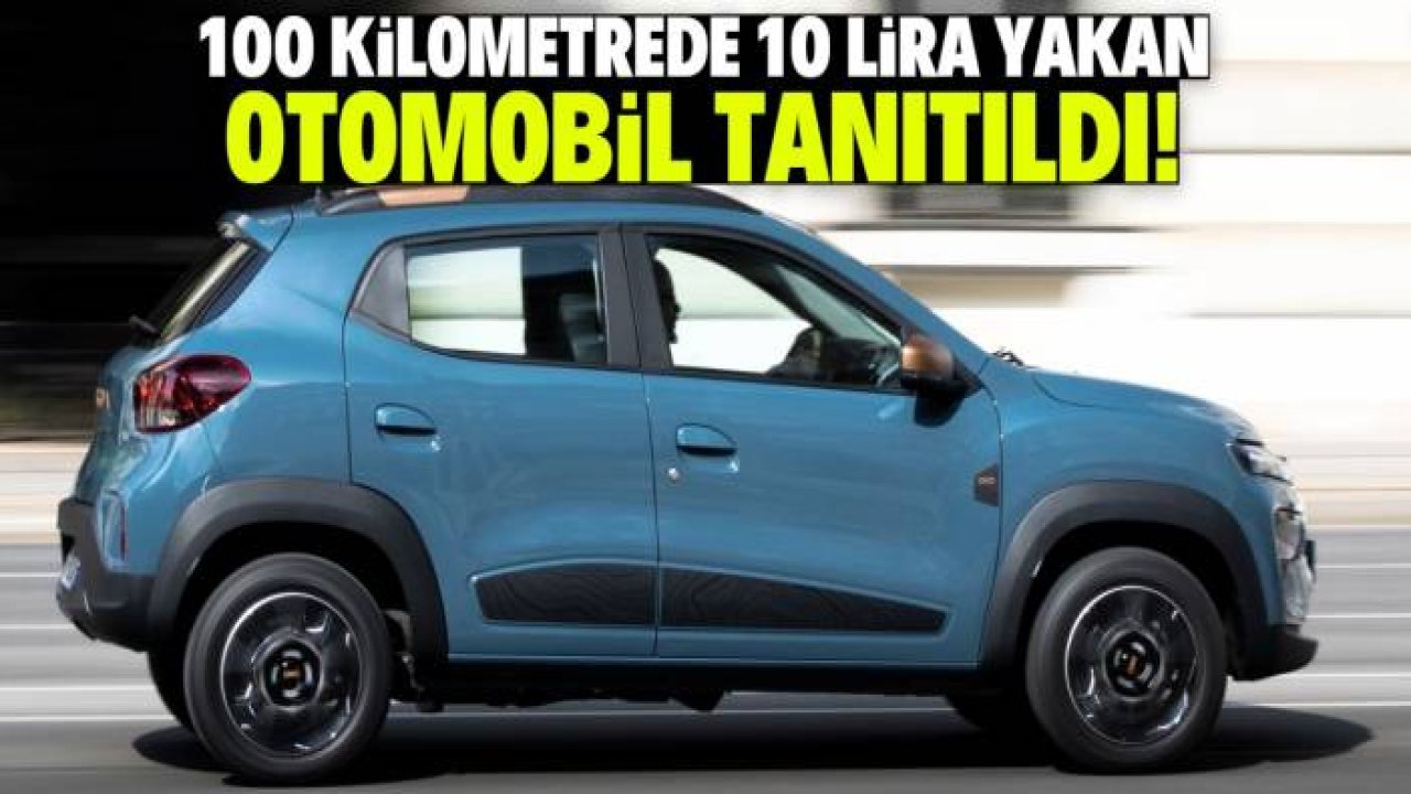 Kilometrede 10 kuruş yakan otomobil tanıtıldı! Fiyatı çok uygun