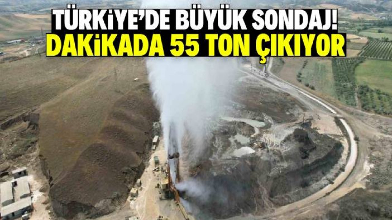Türkiye'ye bir sondaj müjdesi daha! Dakikada 55 ton çıkıyor