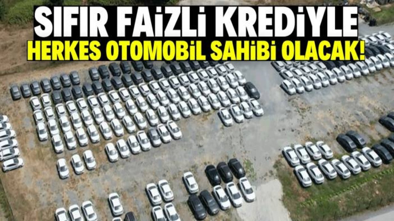 Sıfır faizli krediyle ucuz otomobil satılacak! Stokta on binlerce adet var