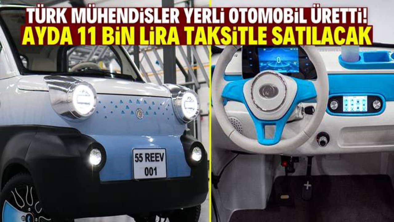 Türk mühendisler yeni bir yerli otomobil üretti! 11 bin lira taksitle satılacak