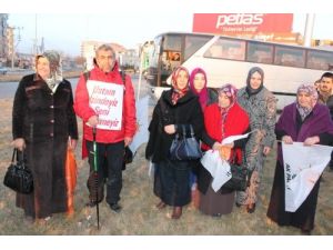 Başbakan İçin Yürüyen Hüseyin Çelik Aksaray’a Geldi