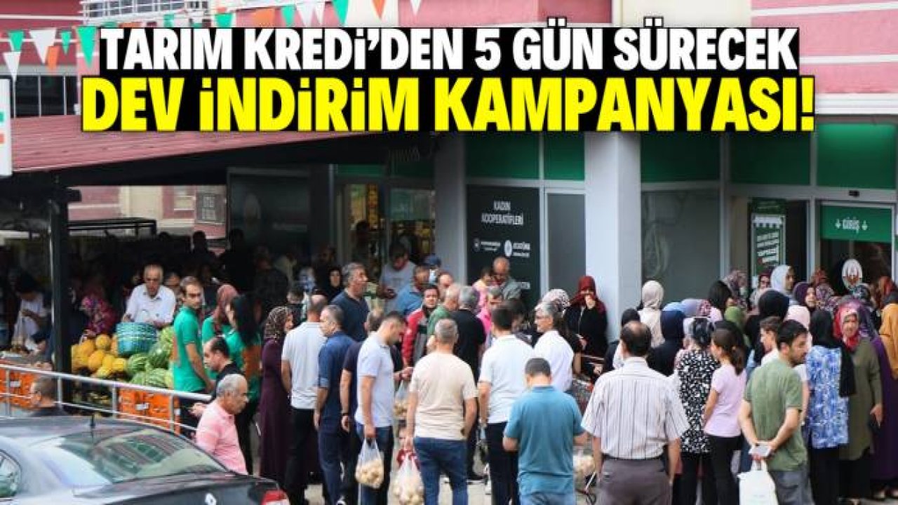 Tarım Kredi'den 5 gün geçerli dev indirim! Bu 16 ürün çok ucuza satılacak