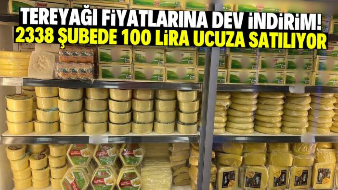 Bu market 2338 şubede tereyağı fiyatlarına indirim yaptı! 100 lira daha ucuza satıyor