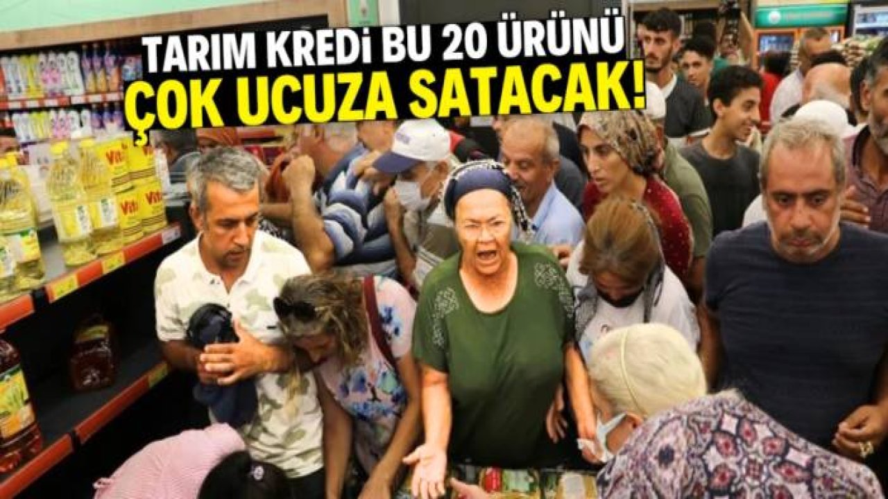 Tarım Kredi bayram kampanyasını duyurdu! Bu 20 ürün çok ucuza satılacak