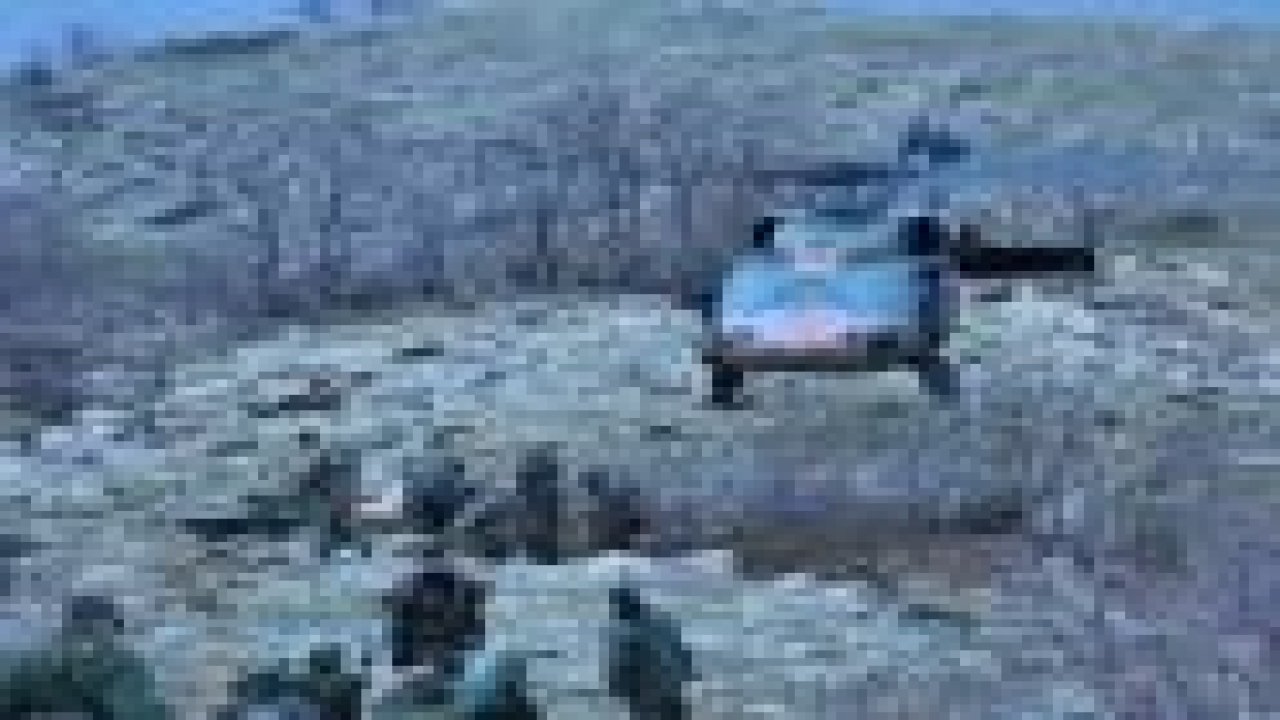 Bingöl'deki operasyondan görüntüler