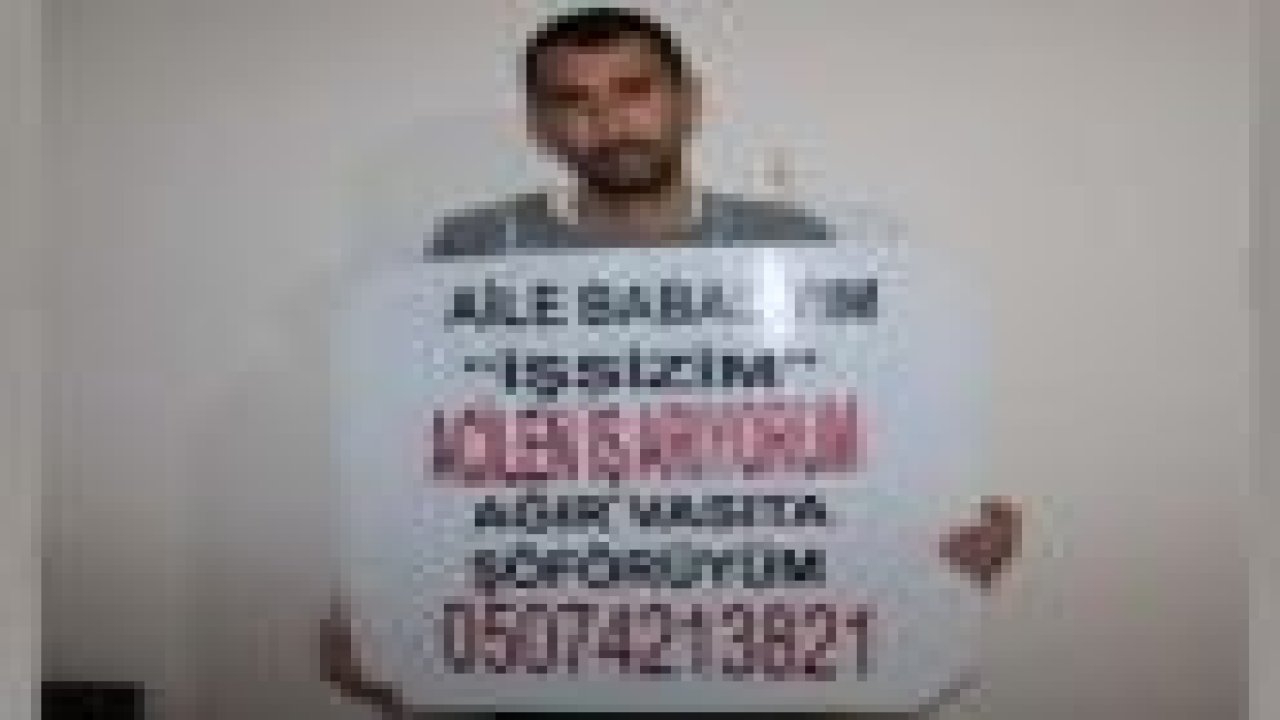 İş bulamayınca bu yola başvurdu!