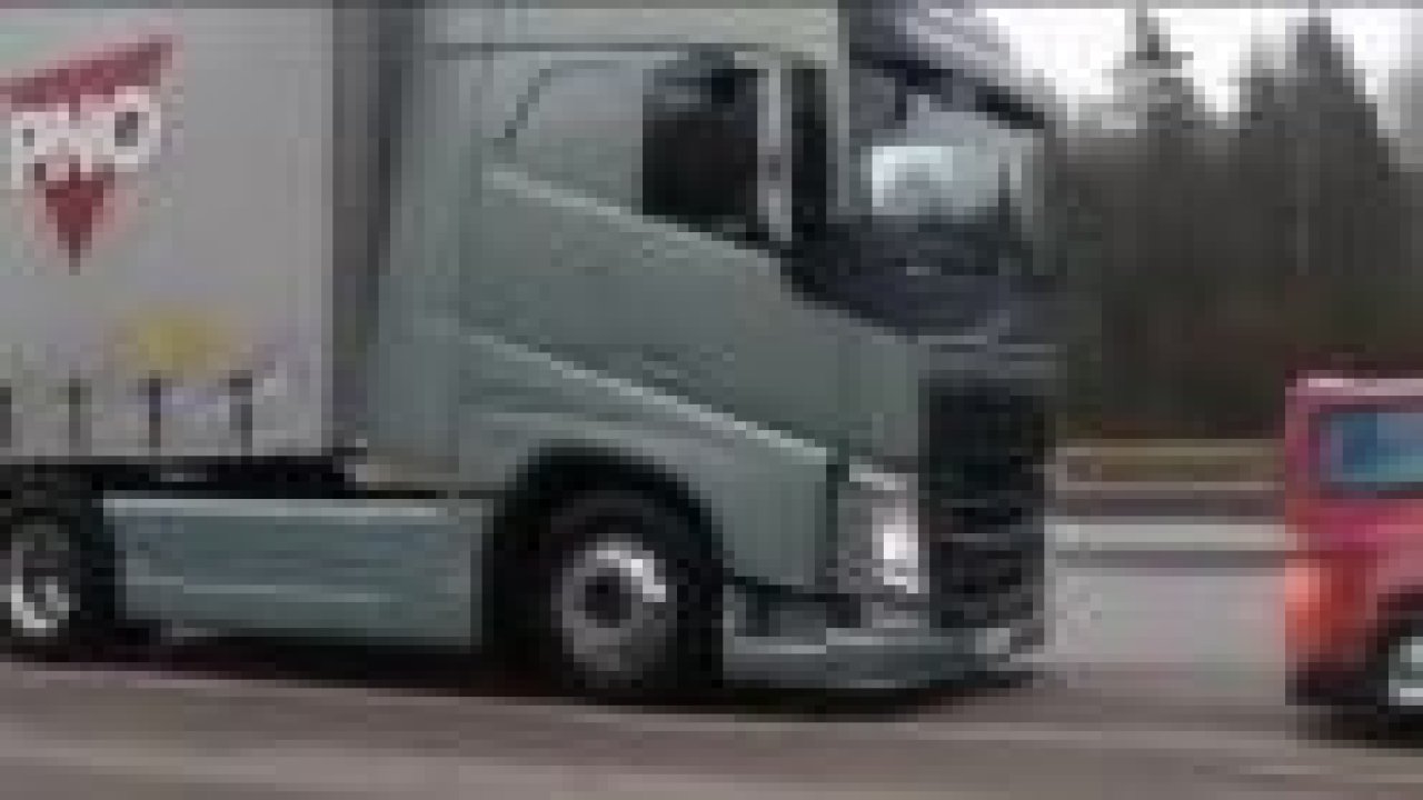 Volvo TIR'ların acil fren sistemi