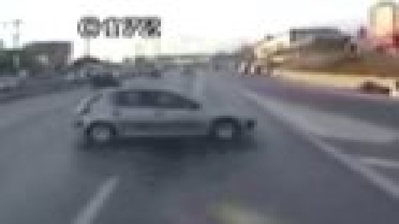 Otoyolda ölümlü kaza otobüs kamerasında