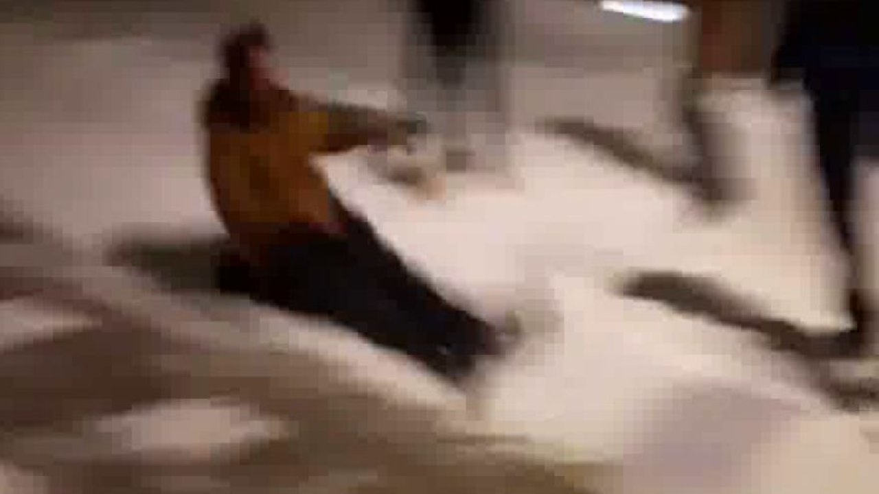 Alaaddin tepesinden kayarken direğe çarptı