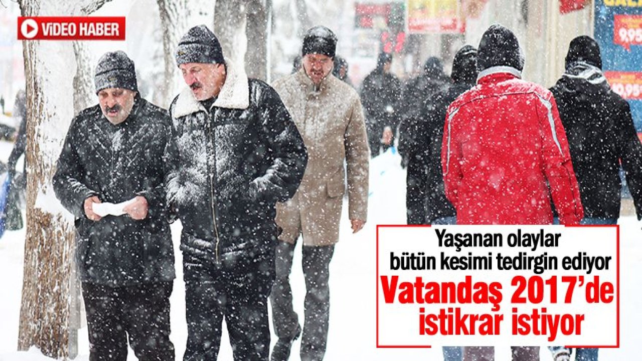 Vatandaşın 2016 değerlendirmesi