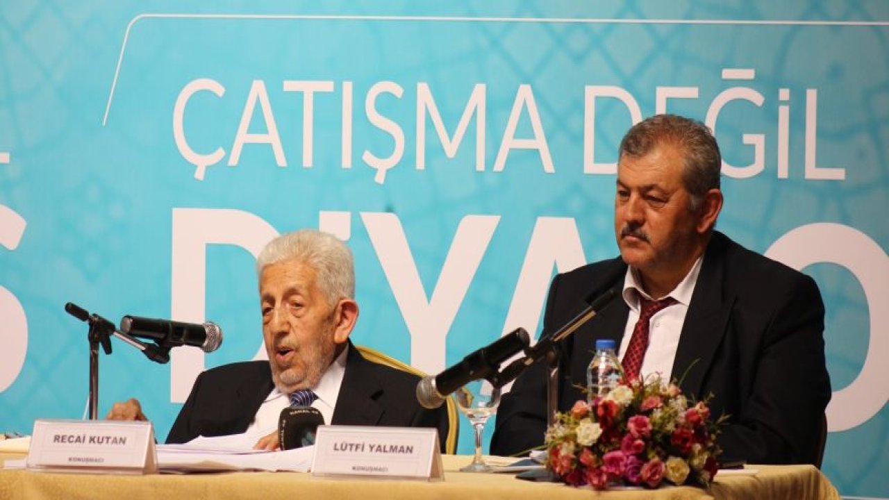 Recai Kutan ve Lütfi Yalman Erbakan'ı anma programında konuştu