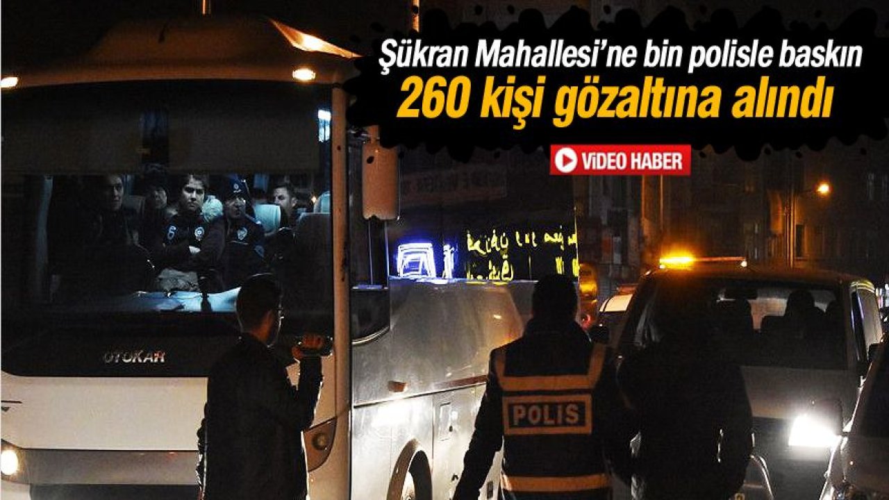 Konya’da yabancı mahallesine operasyon