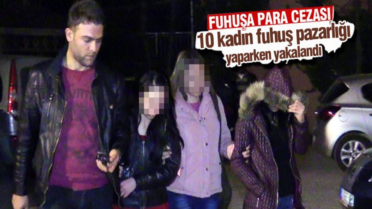 Fuhuş pazarlığı yaparken yakalandılar