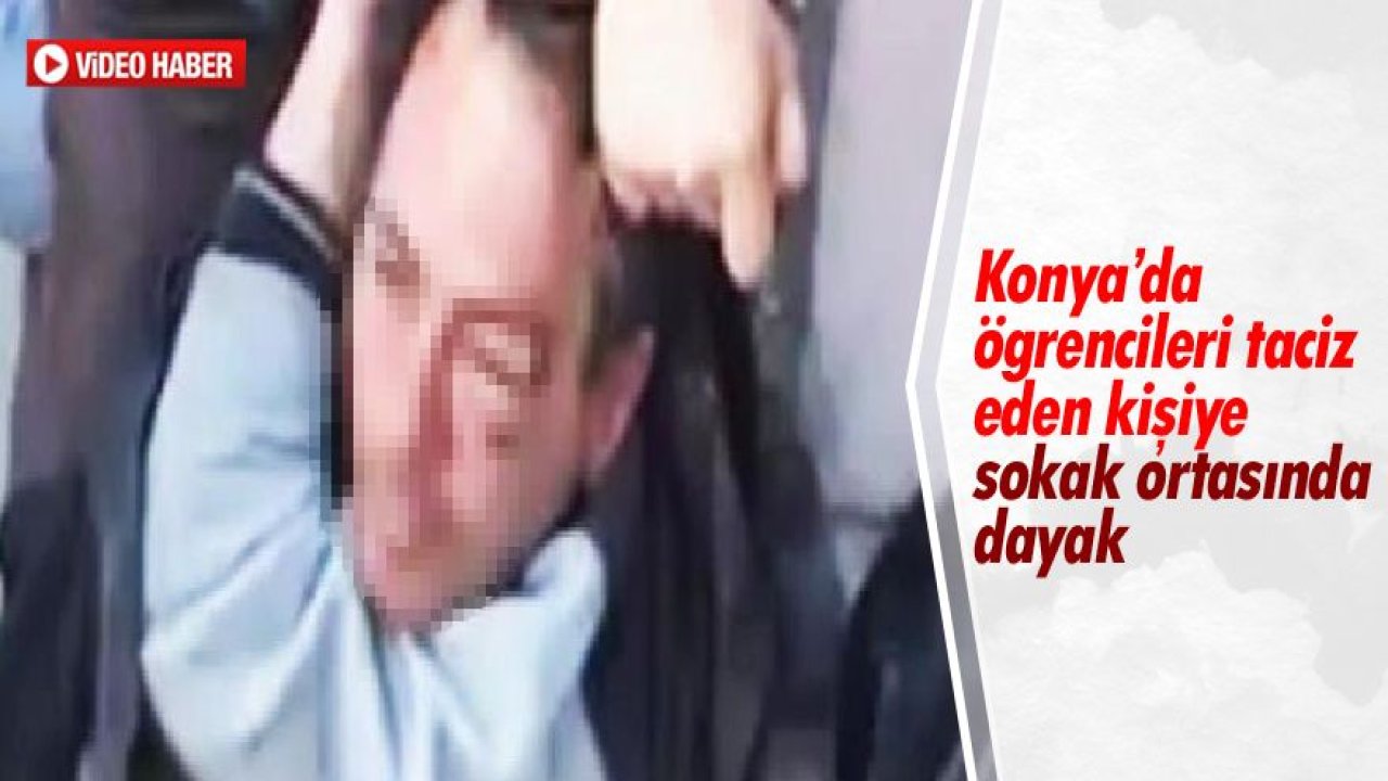 Öğrencileri taciz ettiği iddia edilen kişiye meydan dayağı