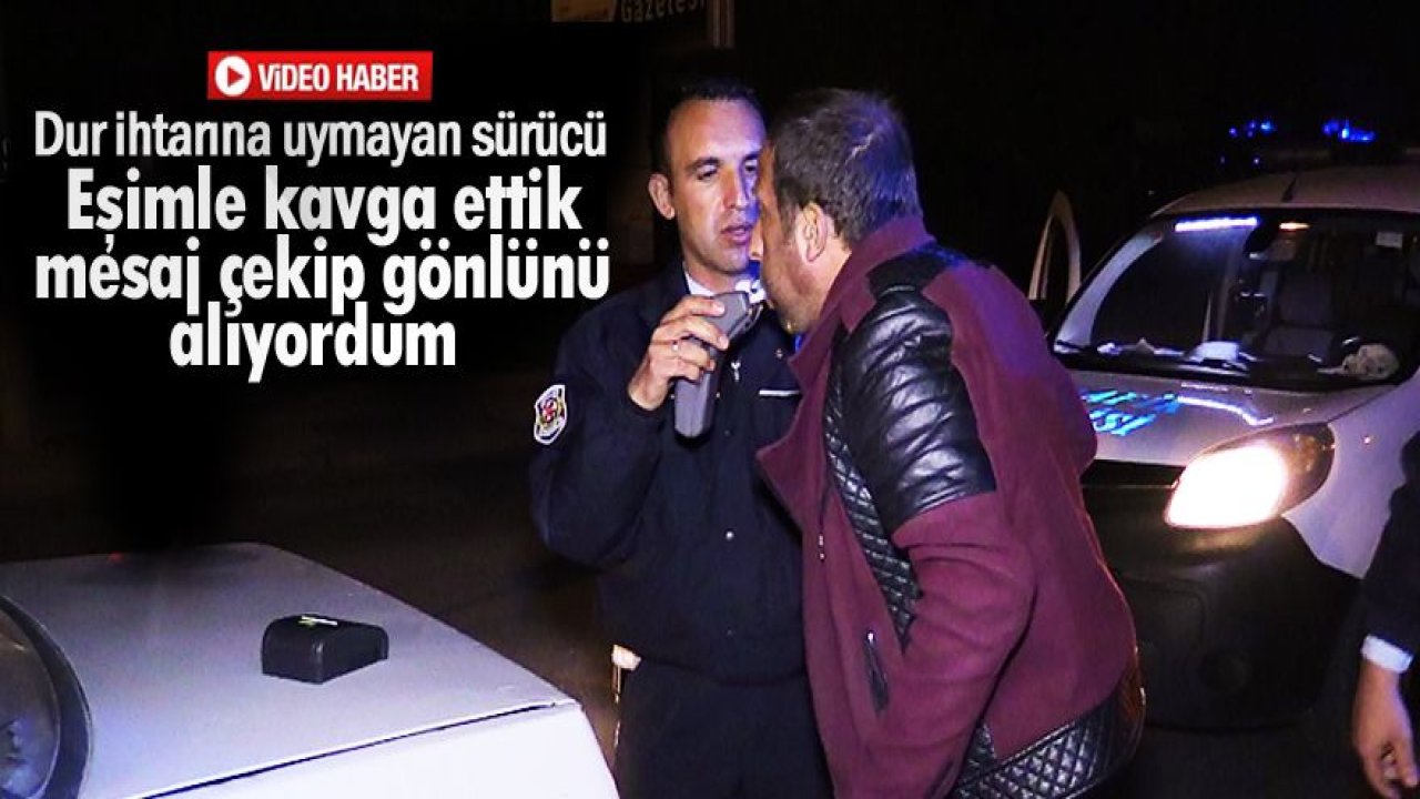 Polisten kaçan sürücü kısa sürede yakalandı