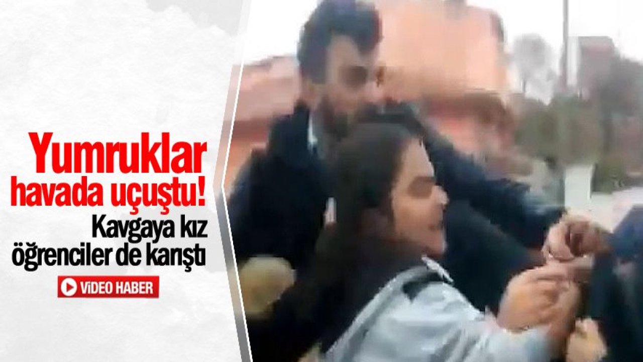 Yumruklar havada uçuştu!