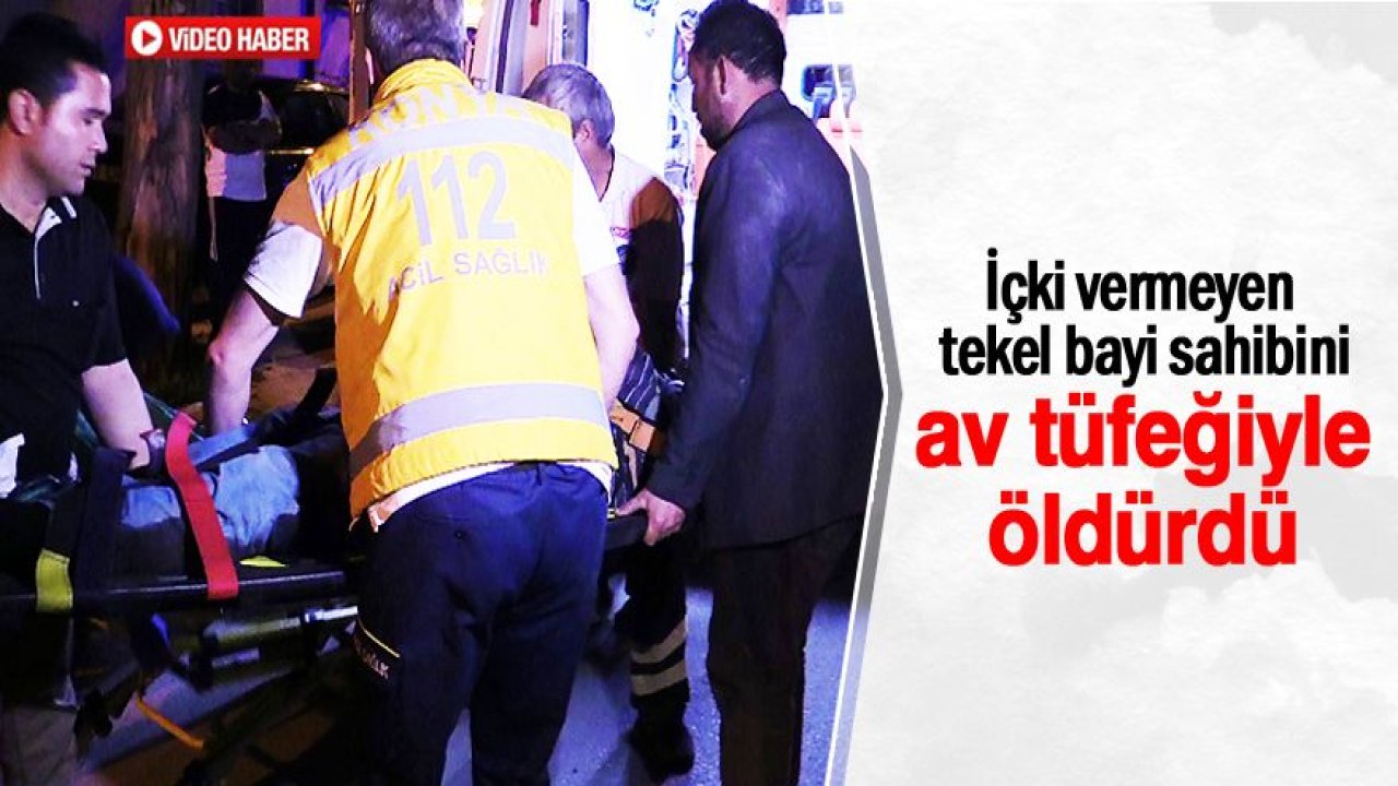 Konya'da iş yerine silahlı saldırı: 1 ölü, 3 yaralı